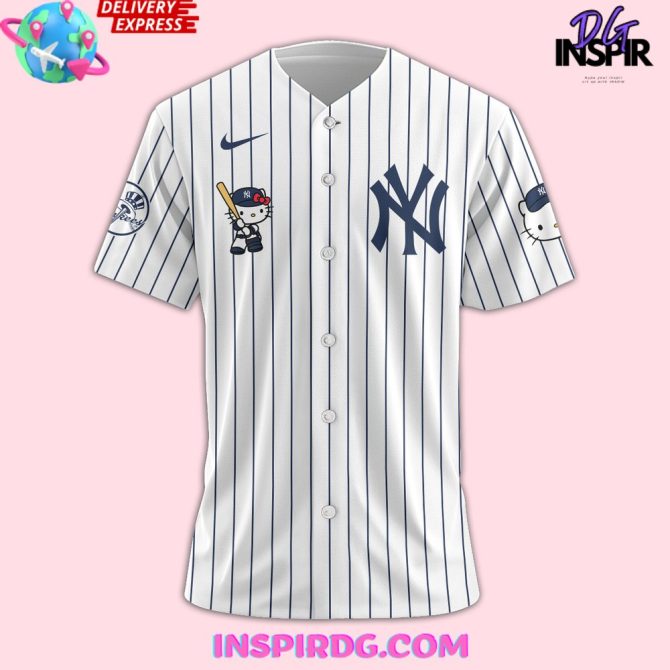Hello Kitty X New York Yankees 2024 Baseball Jersey - Image 2