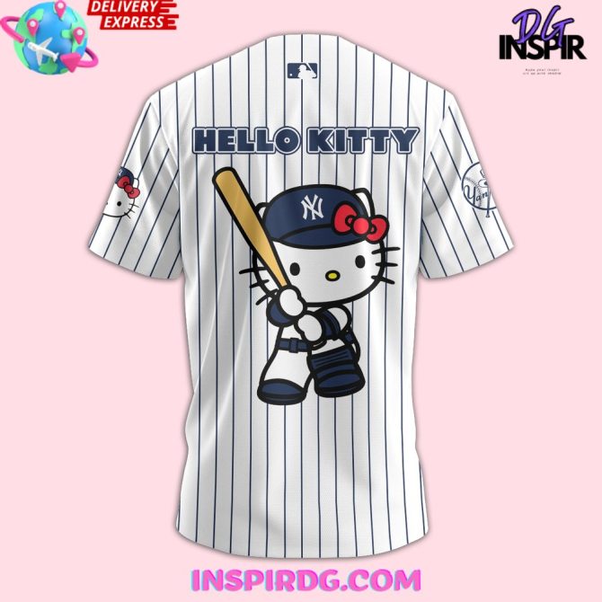 Hello Kitty X New York Yankees 2024 Baseball Jersey - Image 3