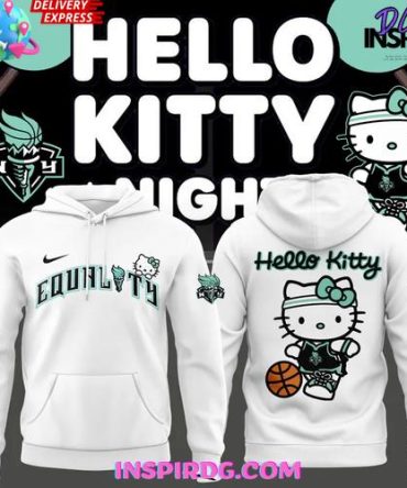 Hello Kitty X New York Liberty Equality Special All Over Print Hoodie