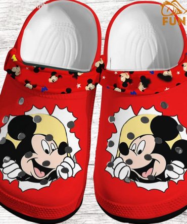 Hello Mickey Mouse Disney Crocs - Discover Comfort And Style Clog Shoes Unisex Clogs Garden Shoes