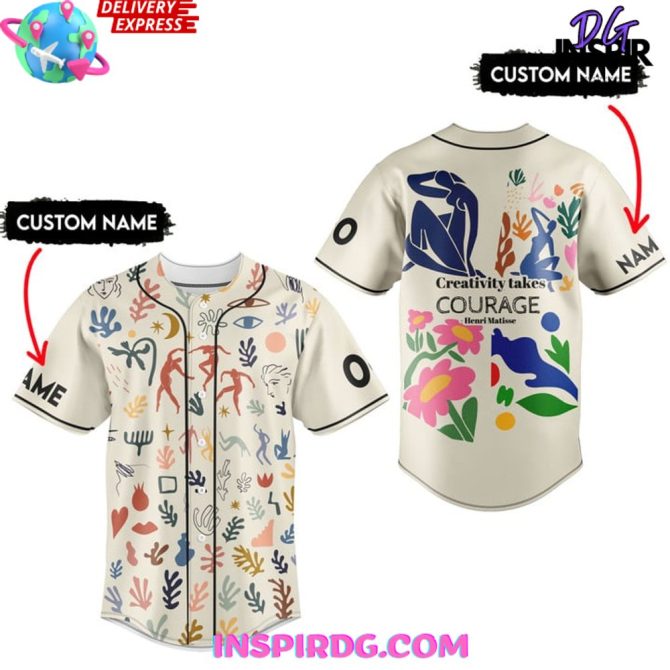 Henri Matisse Art-Inspired Baseball Jersey - Image 2