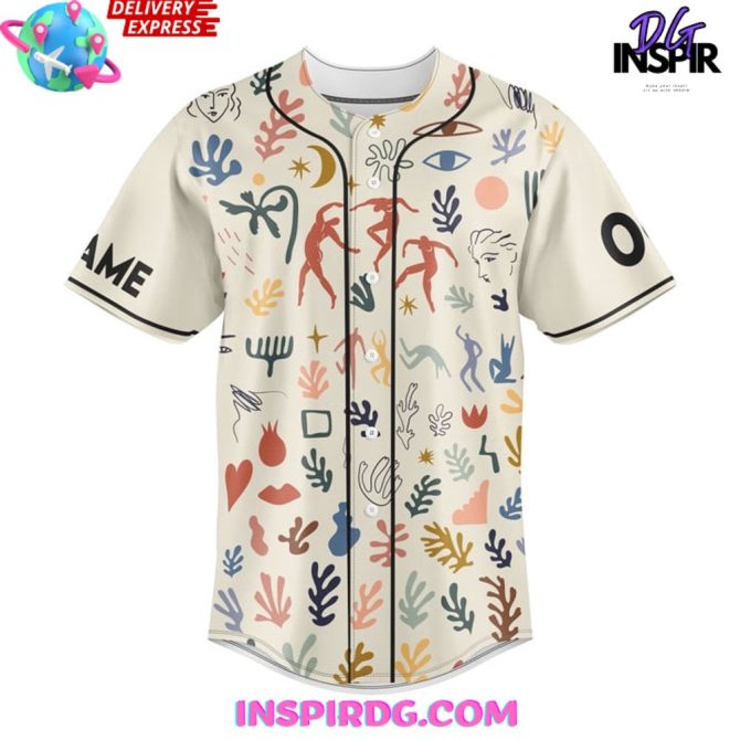 Henri Matisse Art-Inspired Baseball Jersey - Image 4