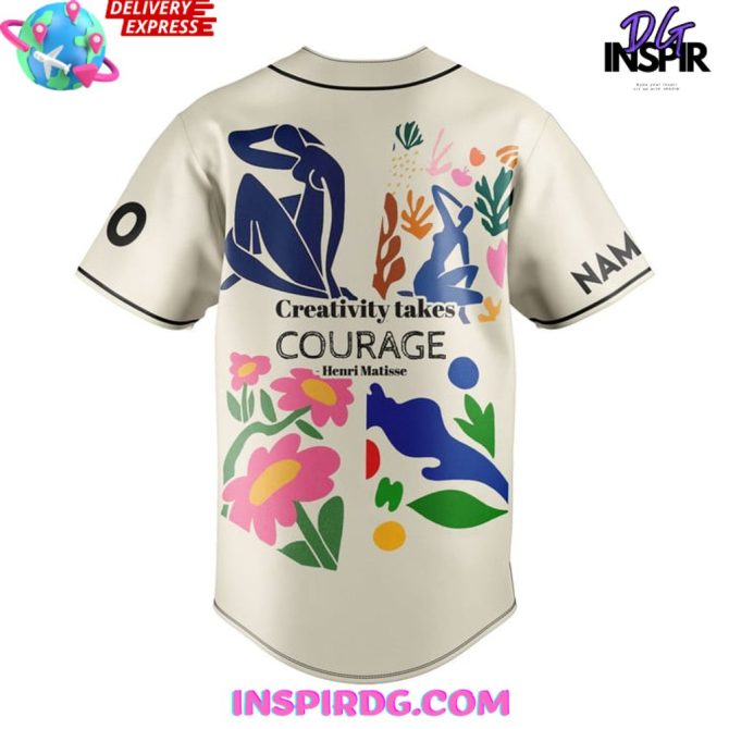 Henri Matisse Art-Inspired Baseball Jersey - Image 3