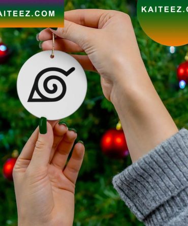 Hidden Leaf Village Naruto Anime Christmas Ornament