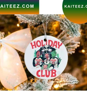 Holiday Club Christmas Grinch Christmas Ornament