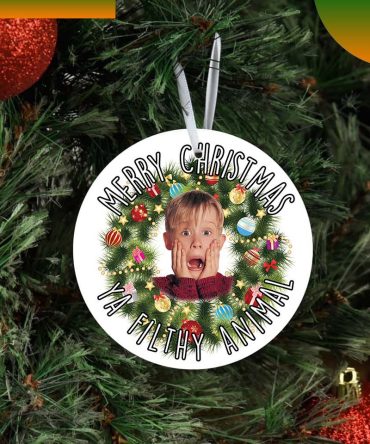 Home Alone Kevin Mccallister Ya Filthy Animal Christmas Ornament
