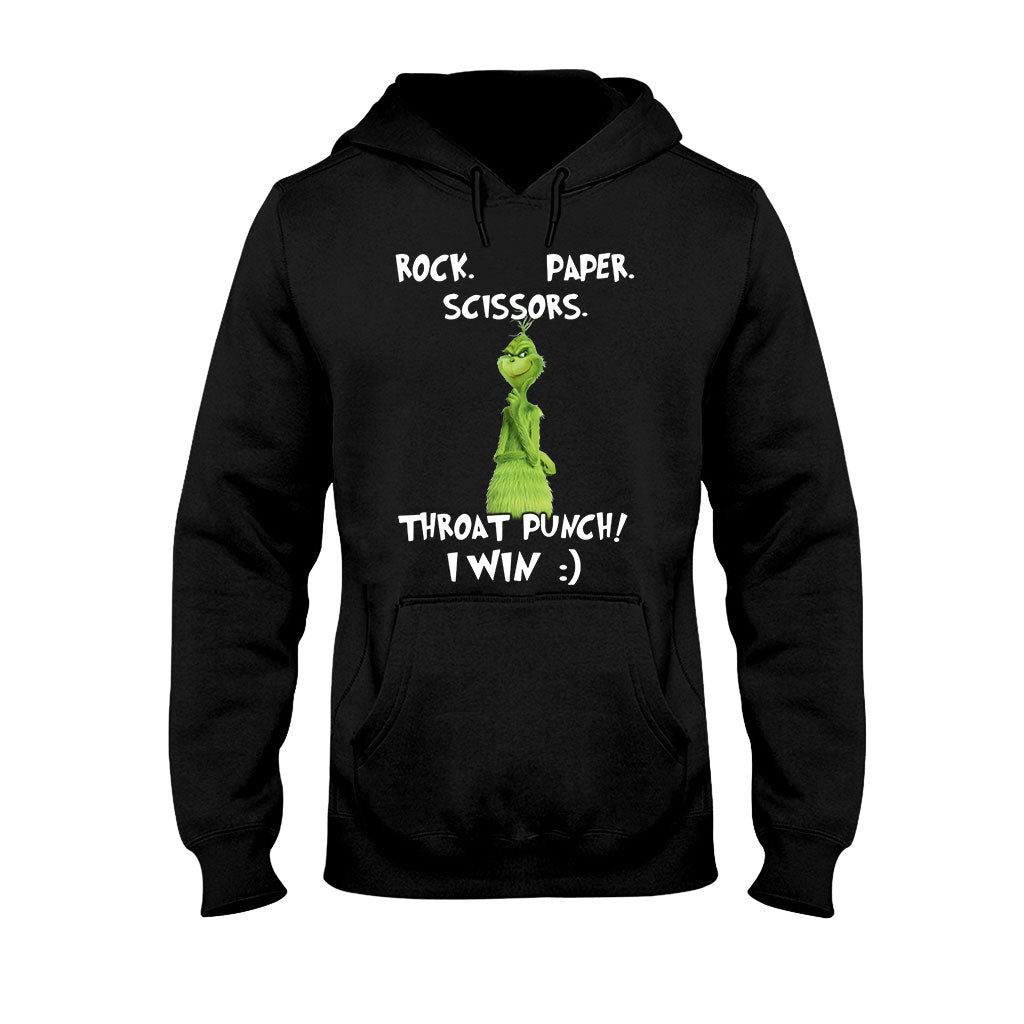 Rock Paper Scissors - T-Shirt And Hoodie 1218 Grinch T Shirt And Hoodie, Tee And Hoodie, Tshirt And Hoodie