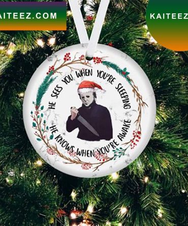 Horror Halloween Michael Myers Christmas  Ornament