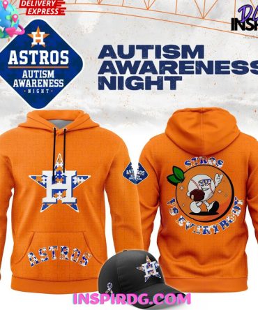 Houston Astros 2025 Autism Awareness Night Special All Over Print Hoodie