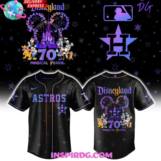 Houston Astros Disneyland 70Th Magical Years Special Baseball Jersey