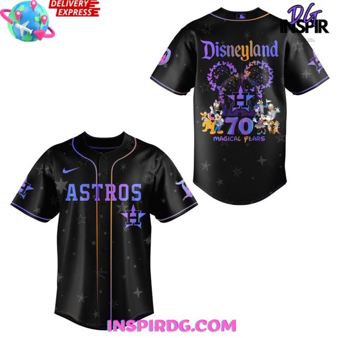 Houston Astros Disneyland 70Th Magical Years Special Baseball Jersey - Image 2