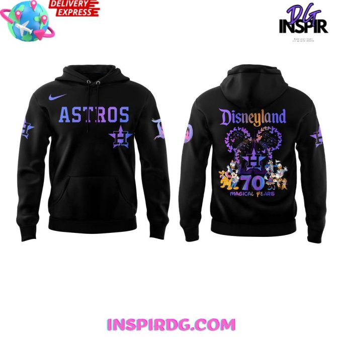 Houston Astros Disneyland 70Th Magical Years Special All Over Print Hoodie - Image 2