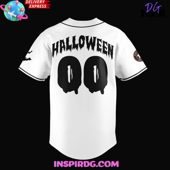 Houston Astros Happy Halloween 2024 Custom Baseball Jersey - Image 3
