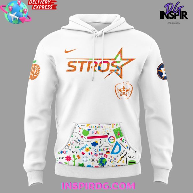 Houston Astros Happy Teacher'S Day Edition All Over Print Hoodie - Image 2