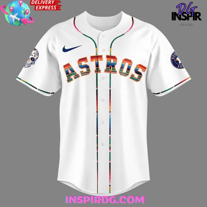 Houston Astros Hispanic Heritage Month 2024 Baseball Jersey - Image 2