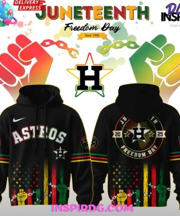 Houston Astros Juneteenth Day 2025 Special All Over Print Hoodie