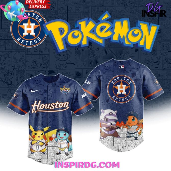 Houston Astros Pokémon Go Limited Baseball Jersey