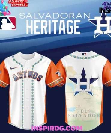 Houston Astros Salvadoran Heritage 2025 Baseball Jersey