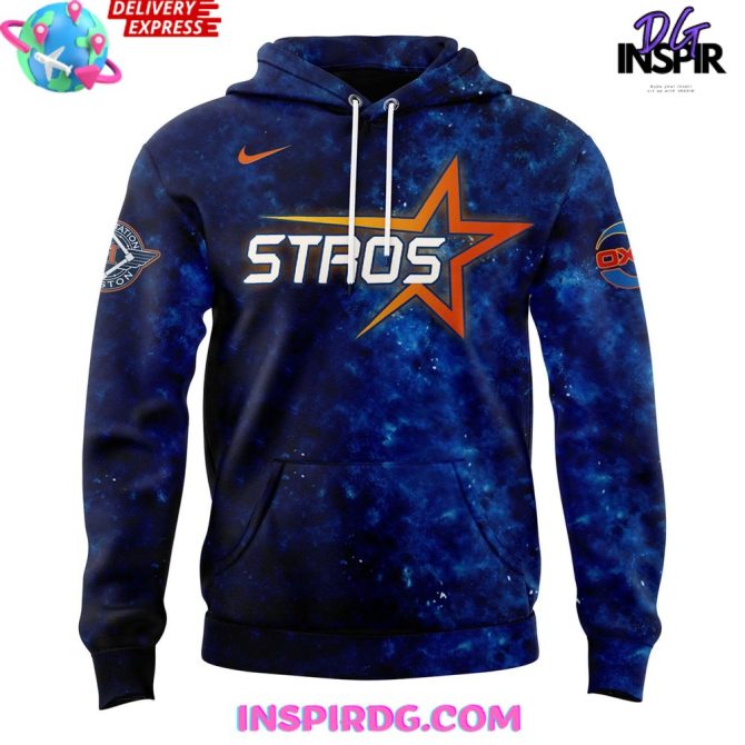 Houston Astros Space City New 2025 All Over Print Hoodie - Image 2