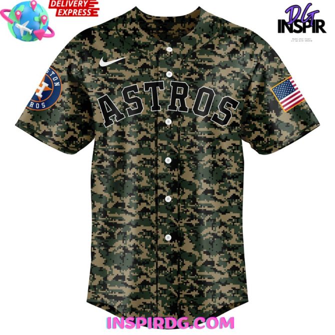 Houston Astros Veterans Day 2024 Baseball Jersey - Image 2