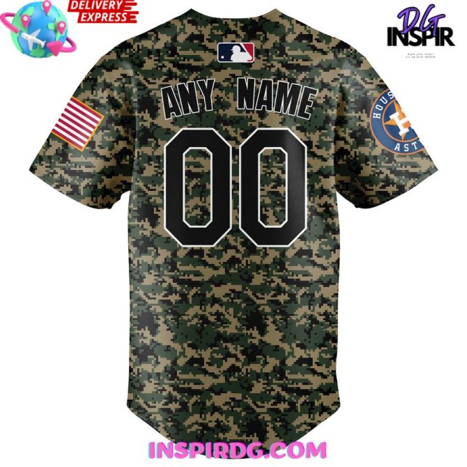 Houston Astros Veterans Day 2024 Baseball Jersey - Image 3