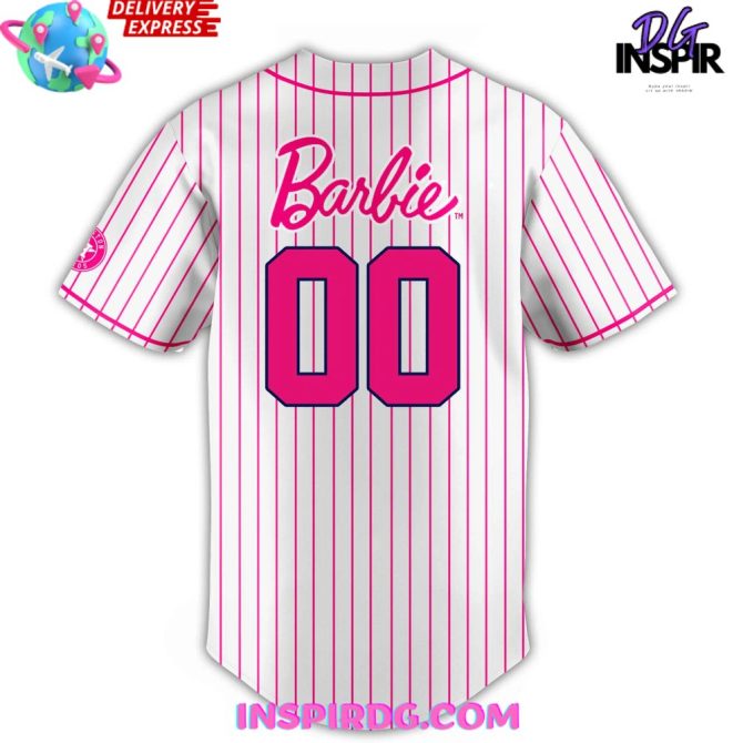 Houston Astros X Barbie Night Game Unisex Baseball Jersey - Image 3