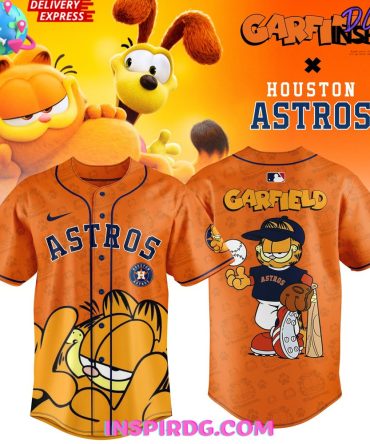 Houston Astros X Garfield Lazy Home Run Limited Edition Baseball Jersey