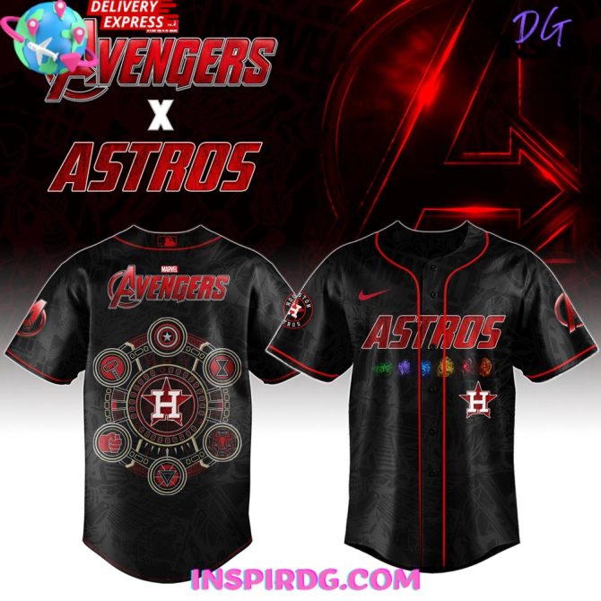 Houston Astros X Marvel Avengers Special Baseball Jersey