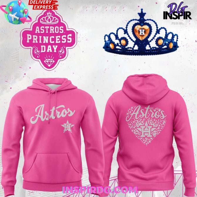 Houston Astros X Princess 2025 All Over Print Hoodie