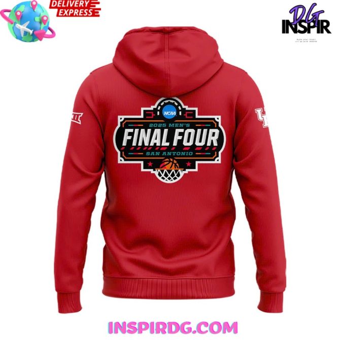 Houston Cougars 2025 Ncaa Final Four Regional Champions Locker Room All Over Print Hoodie - Image 3