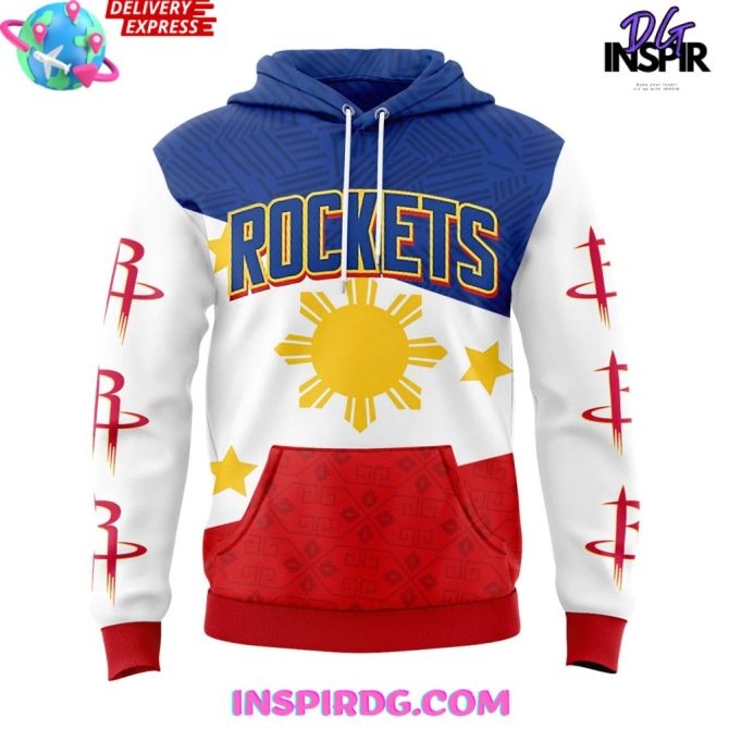 Houston Rockets Filipino Heritage Night 2025 All Over Print Hoodie - Image 2