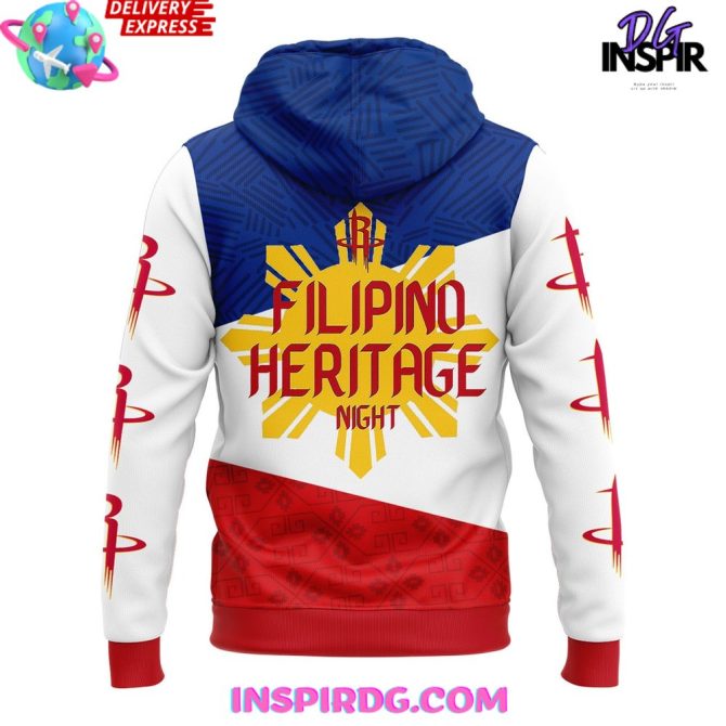 Houston Rockets Filipino Heritage Night 2025 All Over Print Hoodie - Image 3