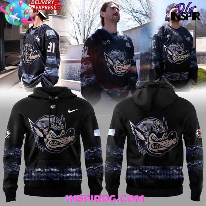Huntsville Havoc Military Night 2025 All Over Print Hoodie