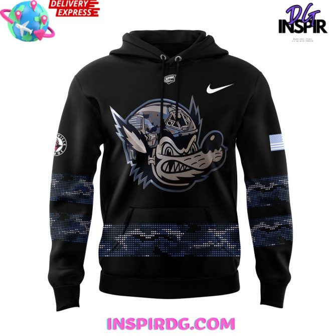 Huntsville Havoc Military Night 2025 All Over Print Hoodie - Image 2
