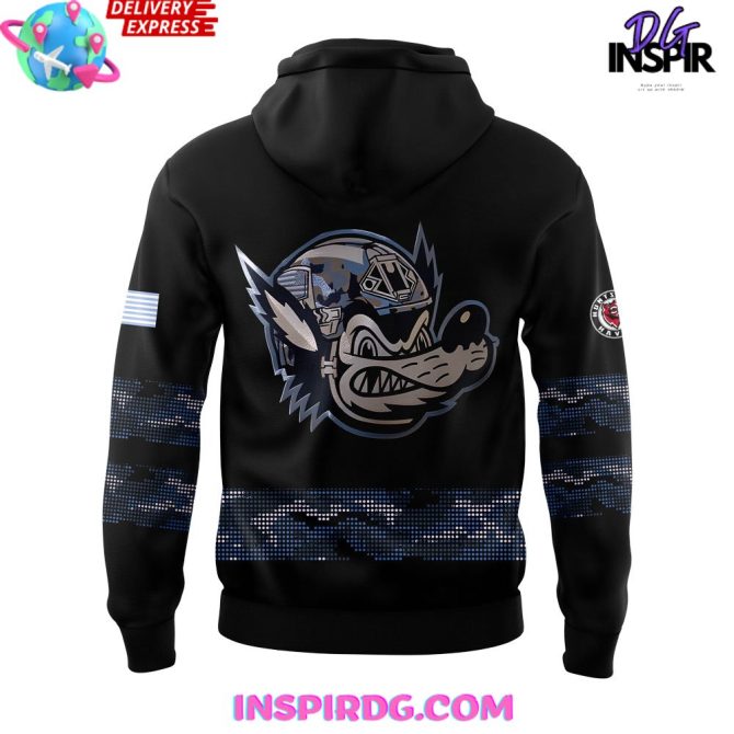 Huntsville Havoc Military Night 2025 All Over Print Hoodie - Image 3