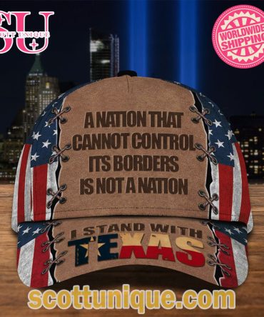 I Stand With Texas America Flag Classic Cap