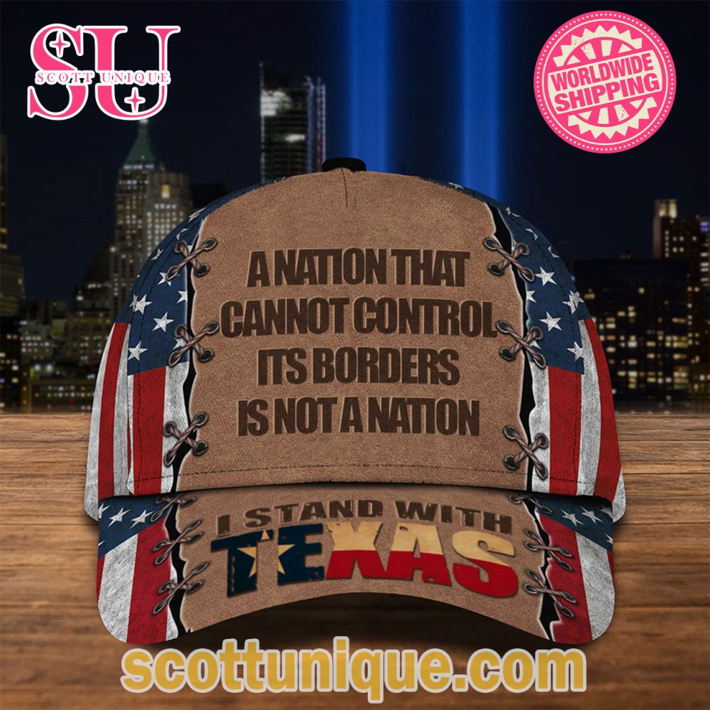 I Stand With Texas America Flag Classic Cap