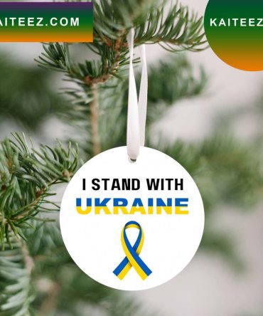 I Stand With Ukraine Free Ornament
