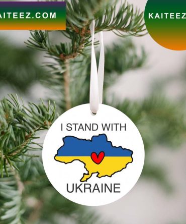I Stand With Ukraine Stop The War Ornament