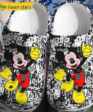 Iconic Style Mickey Mouse Crocs Clog Shoes - Discover Comfort And Style Clog Shoes Unisex Clogs Garden Shoes