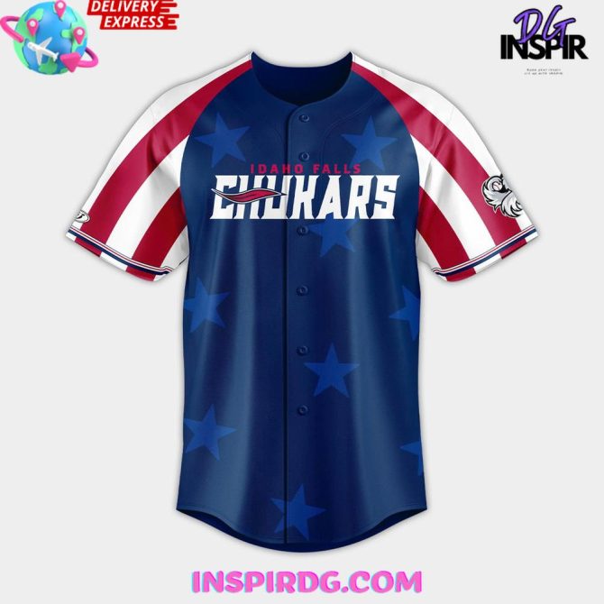 Idaho Falls Chukars Independence Day 2025 Baseball Jersey - Image 2