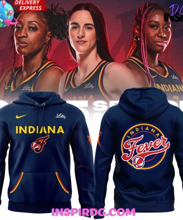 Indiana Fever Basketball 2025 Season All Over Print Hoodie