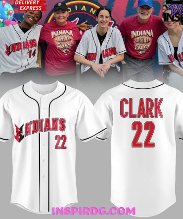 Indiana Fever Caitlin Clark Baseball Jersey