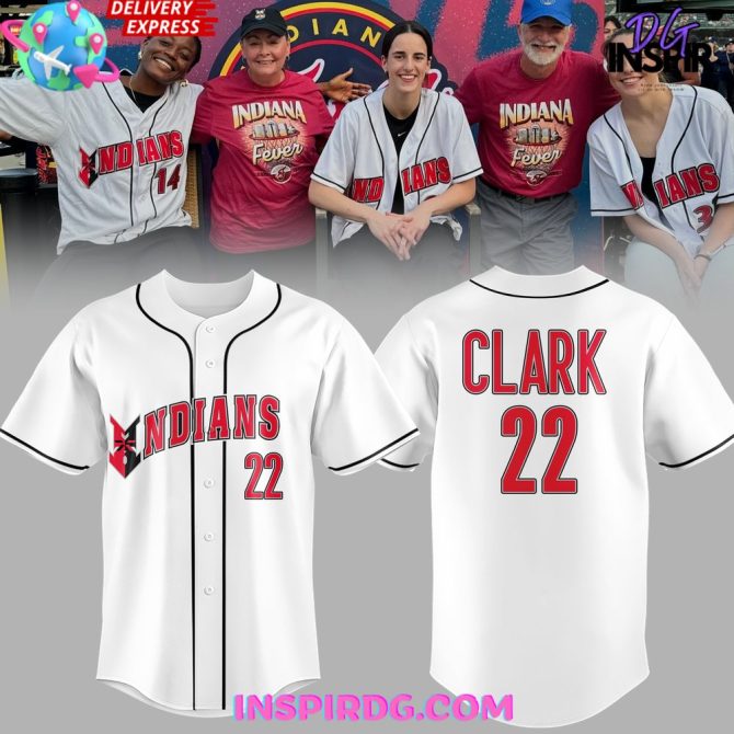Indiana Fever Caitlin Clark Baseball Jersey