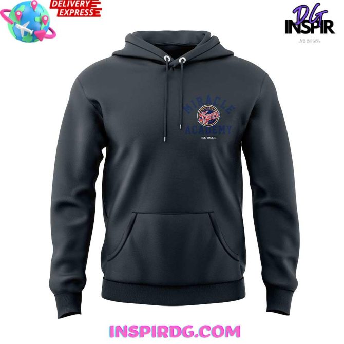 Indiana Fever X Miracle Academy Special Edition All Over Print Hoodie - Image 2
