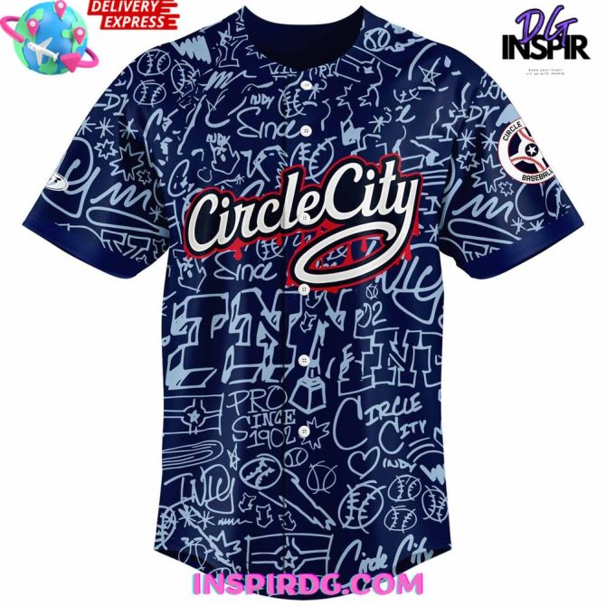 Indianapolis Indians Circle City Baseball Club 2025 Baseball Jersey - Image 2