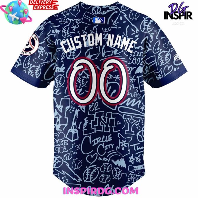 Indianapolis Indians Circle City Baseball Club 2025 Baseball Jersey - Image 3