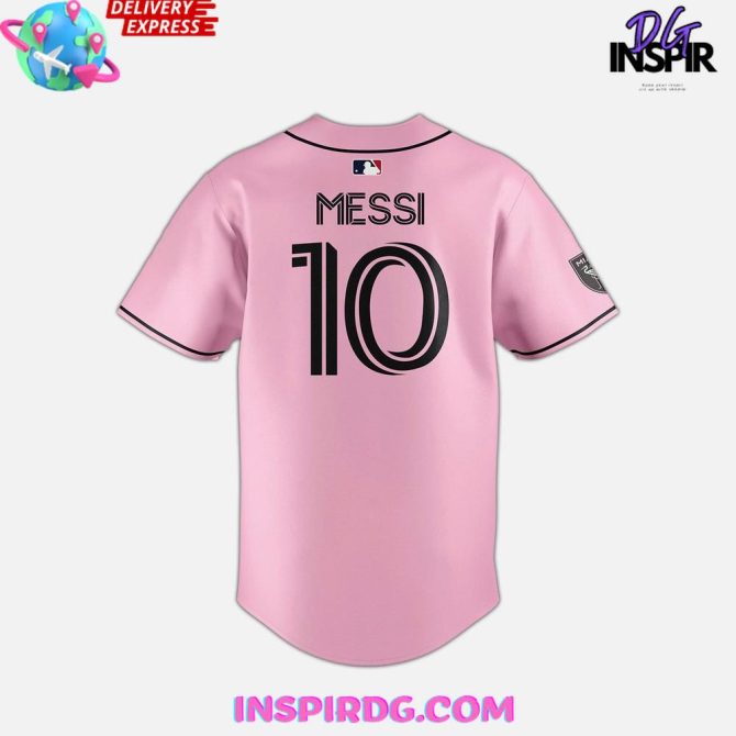 Inter Miami 2025 Club Soccer X Mlb Limited Baseball Jersey - Image 3