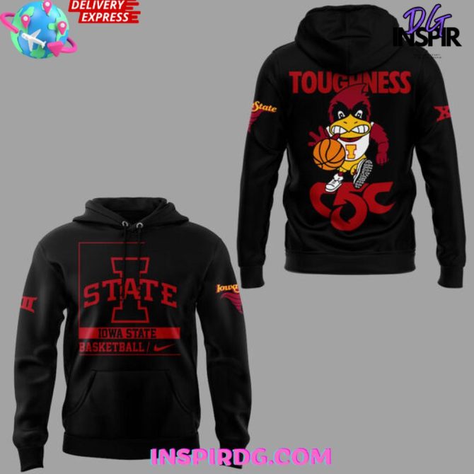 Iowa State Basketball “Toughness C5C” All Over Print Hoodie - Image 2