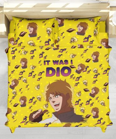 It Was I Dio Jojo'S Bizarre Adventure Bedding Set